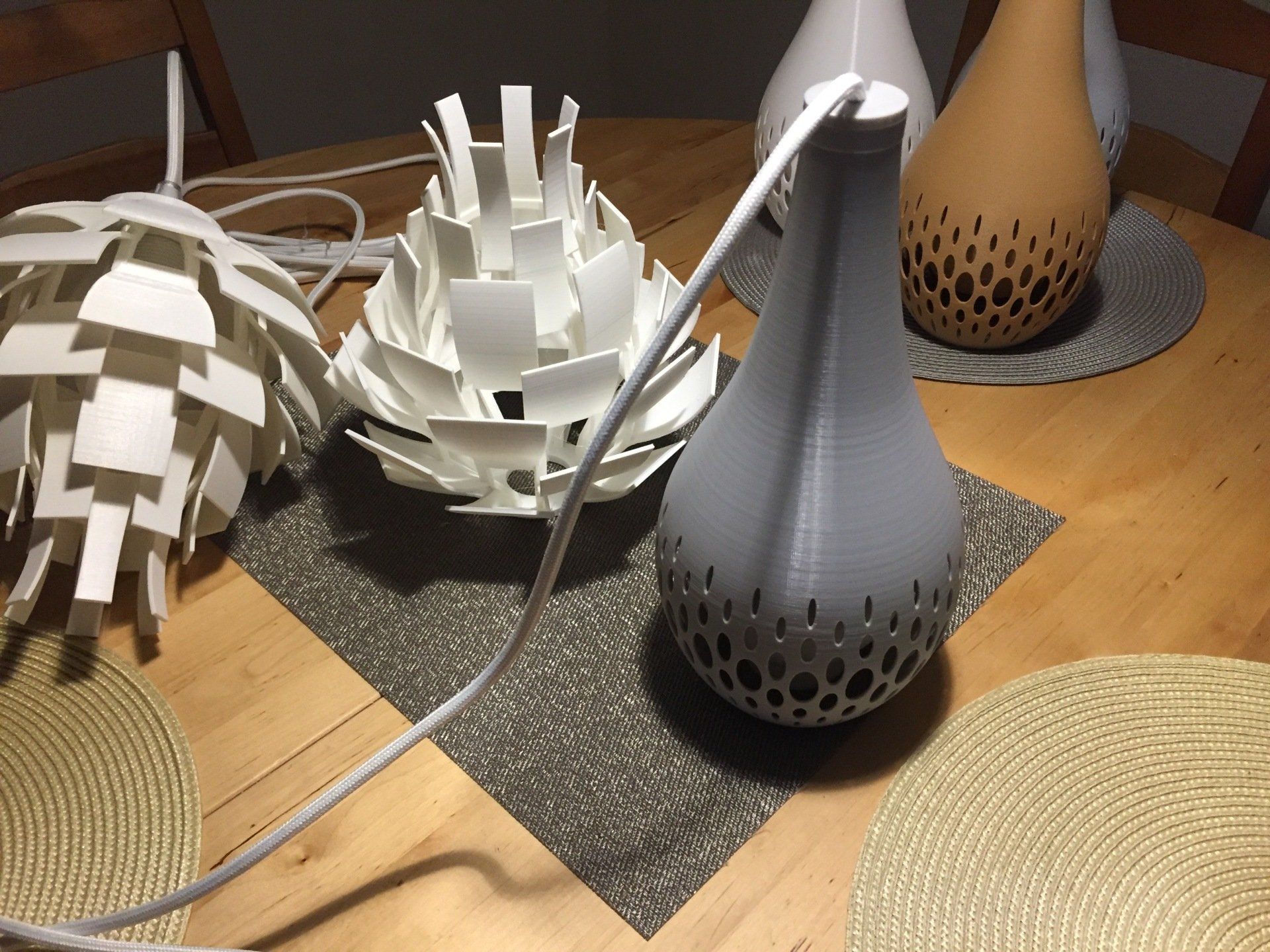3d printed lamp shades