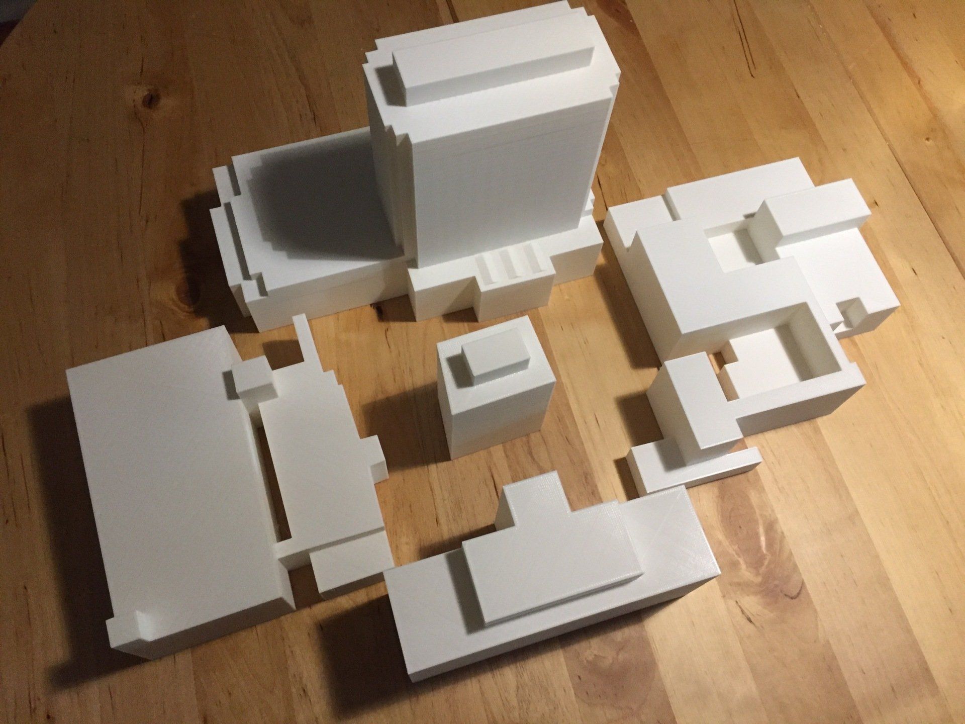 3d print of concept of buildings