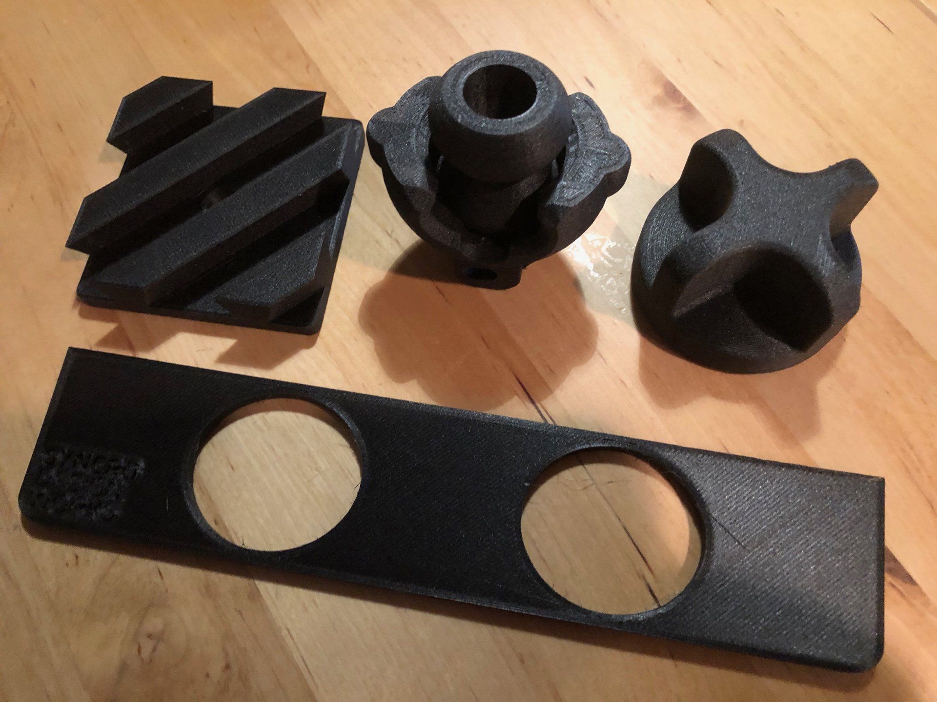 Nylon with Carbon Fiber print