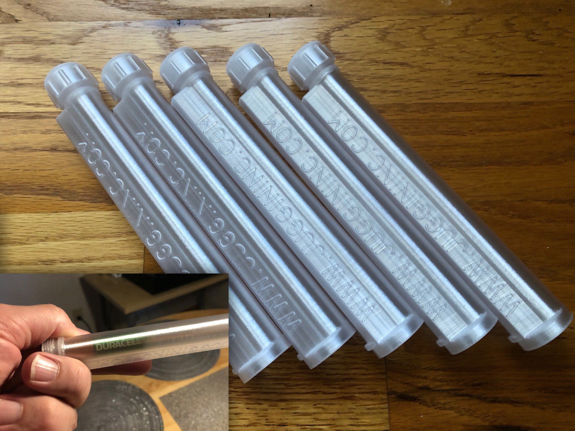 PETG prints of prototype