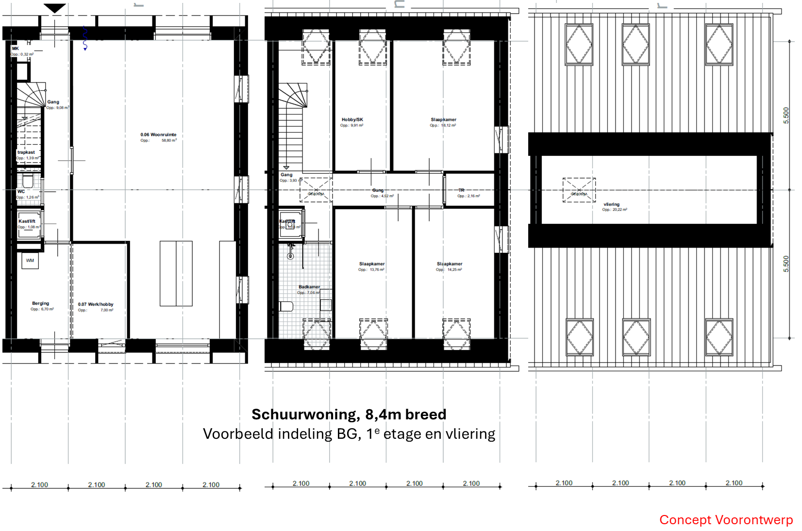 Woning 8.4m zonder garage