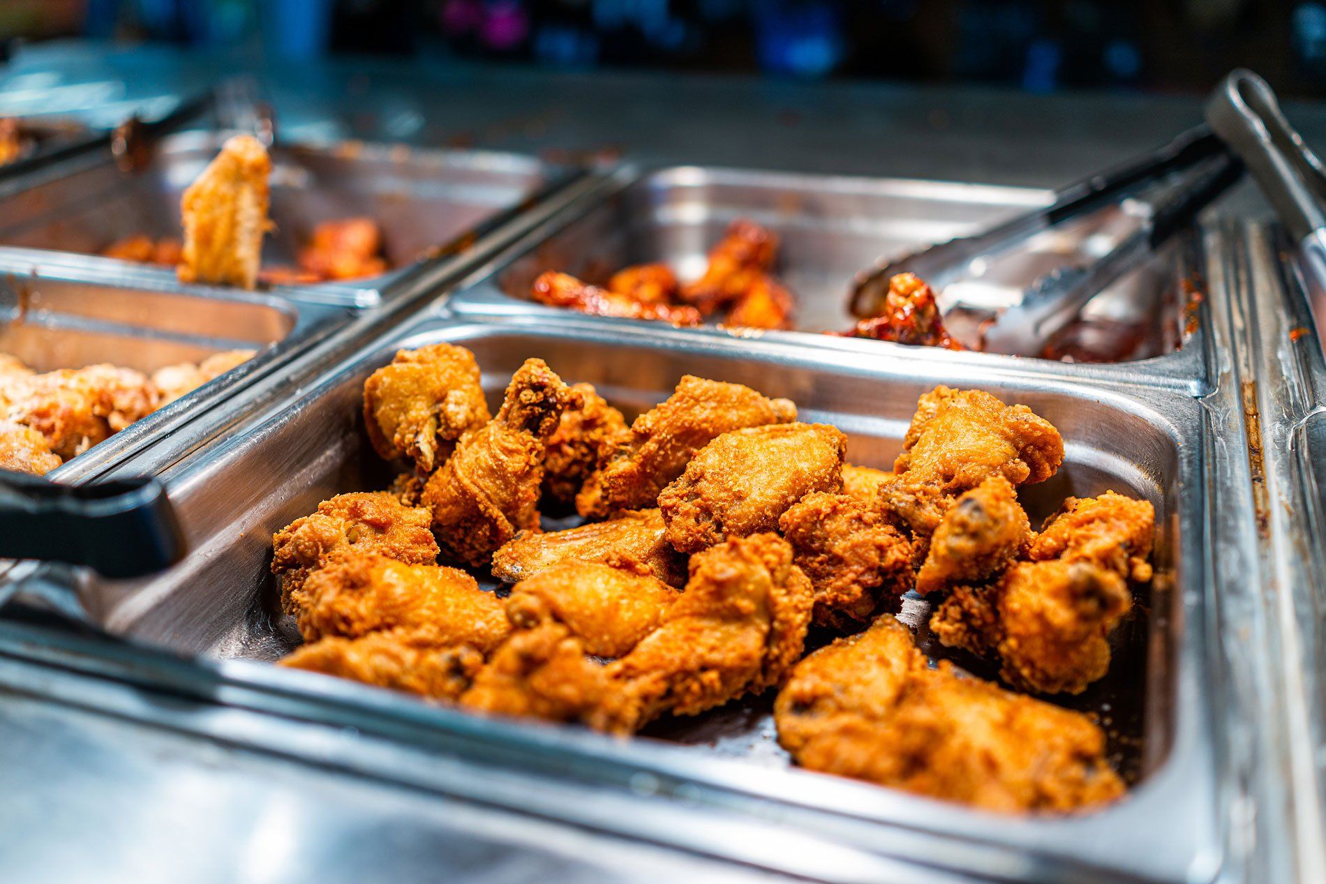 Fried Chicken in Serving Tray