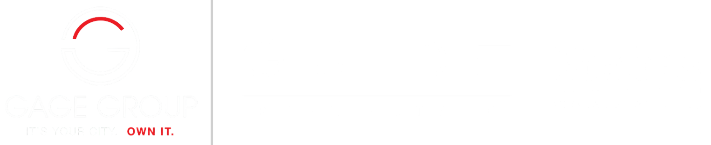 The gage group logo says it 's your city , own it.
