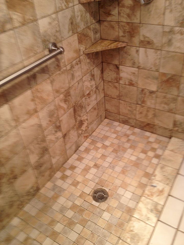Bathroom Tiled Flooring — Albuquerque, NM — Const Prestige Renovation