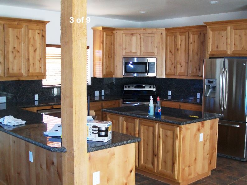 Light Brown Wooden Kitchen — Albuquerque, NM — Const Prestige Renovation