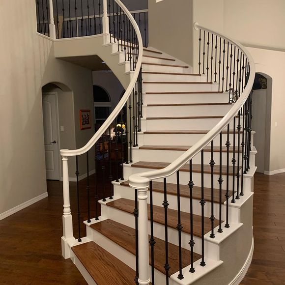 Elegant Stairway — Albuquerque, NM — Const Prestige Renovation