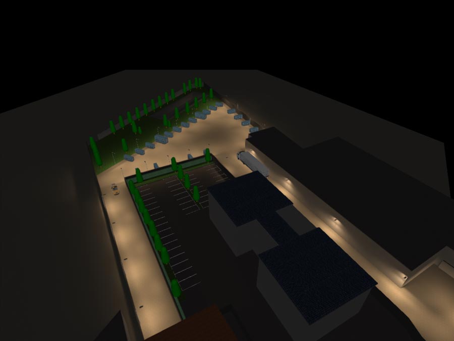progetto per illuminazione esterni