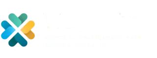 Waypoint Logo with a four-leaf clover design in blue, teal, yellow, and orange, and white text.