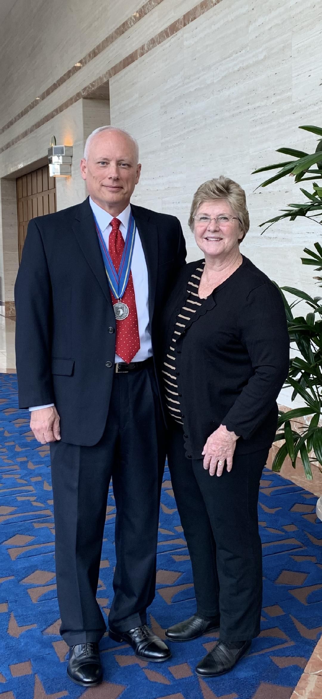 Gary with his wife Jennie