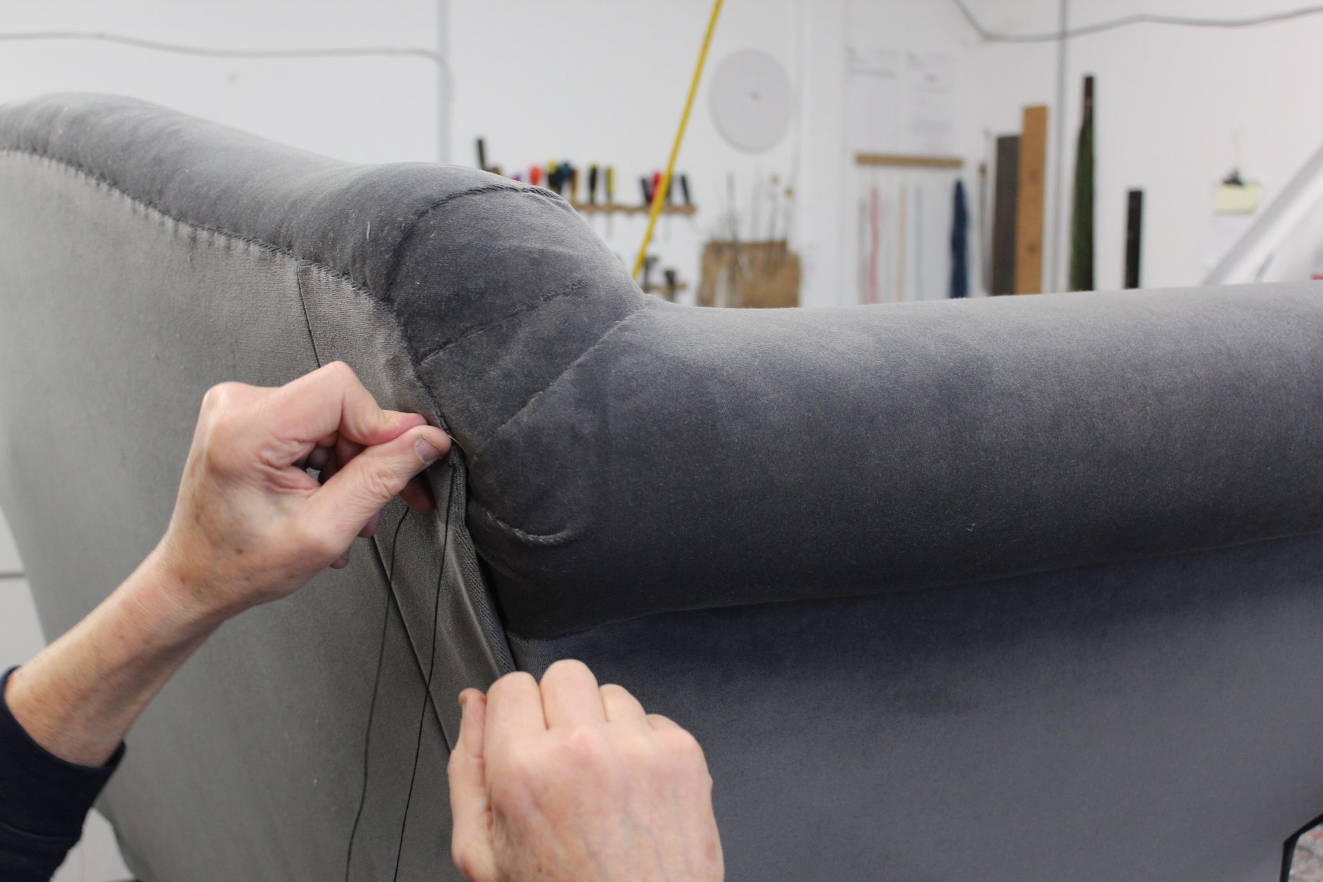 Slip stitching Sofa