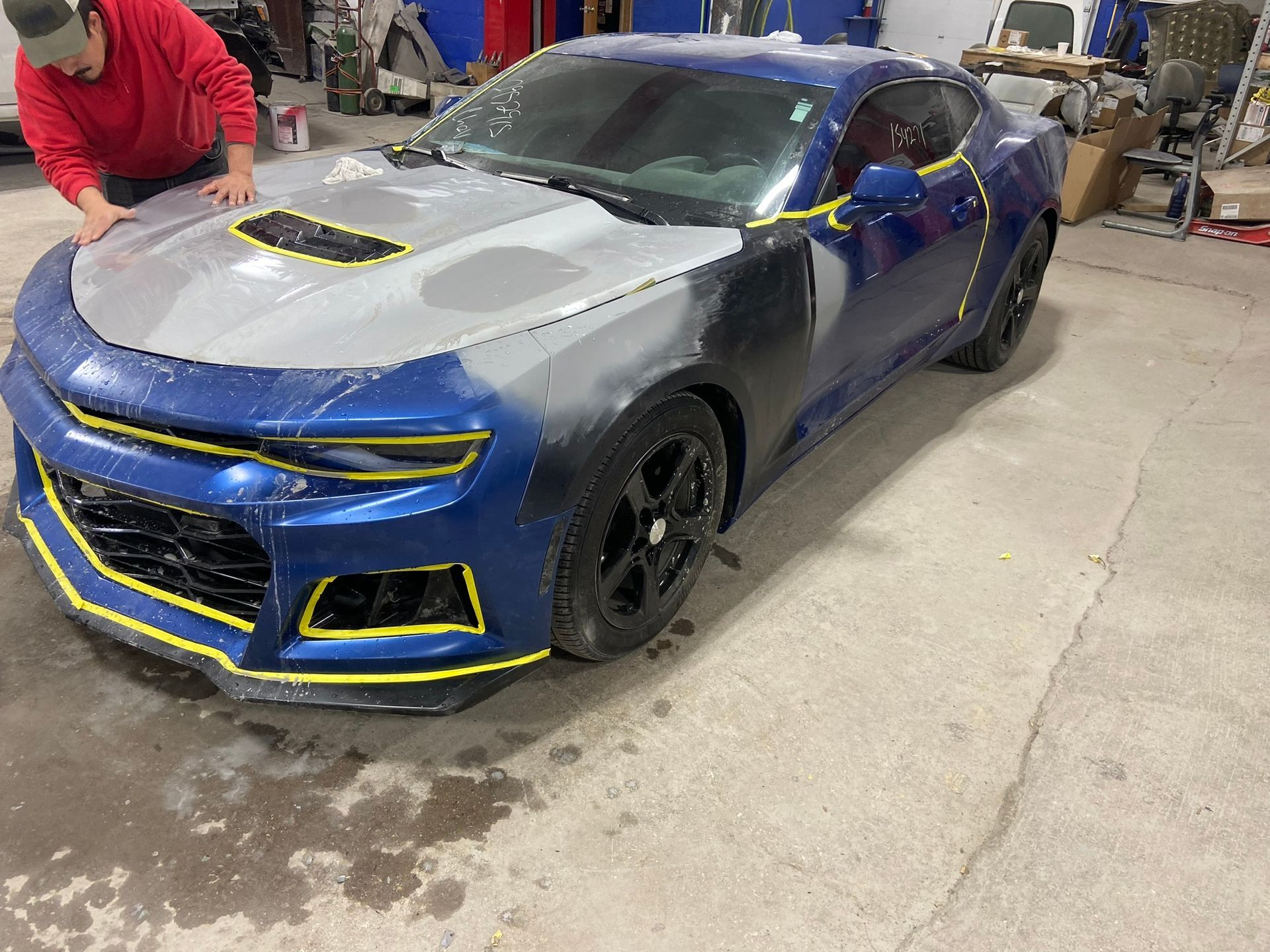 Blue Mustang — Chicago, IL — Ecuamex Autobody Inc.