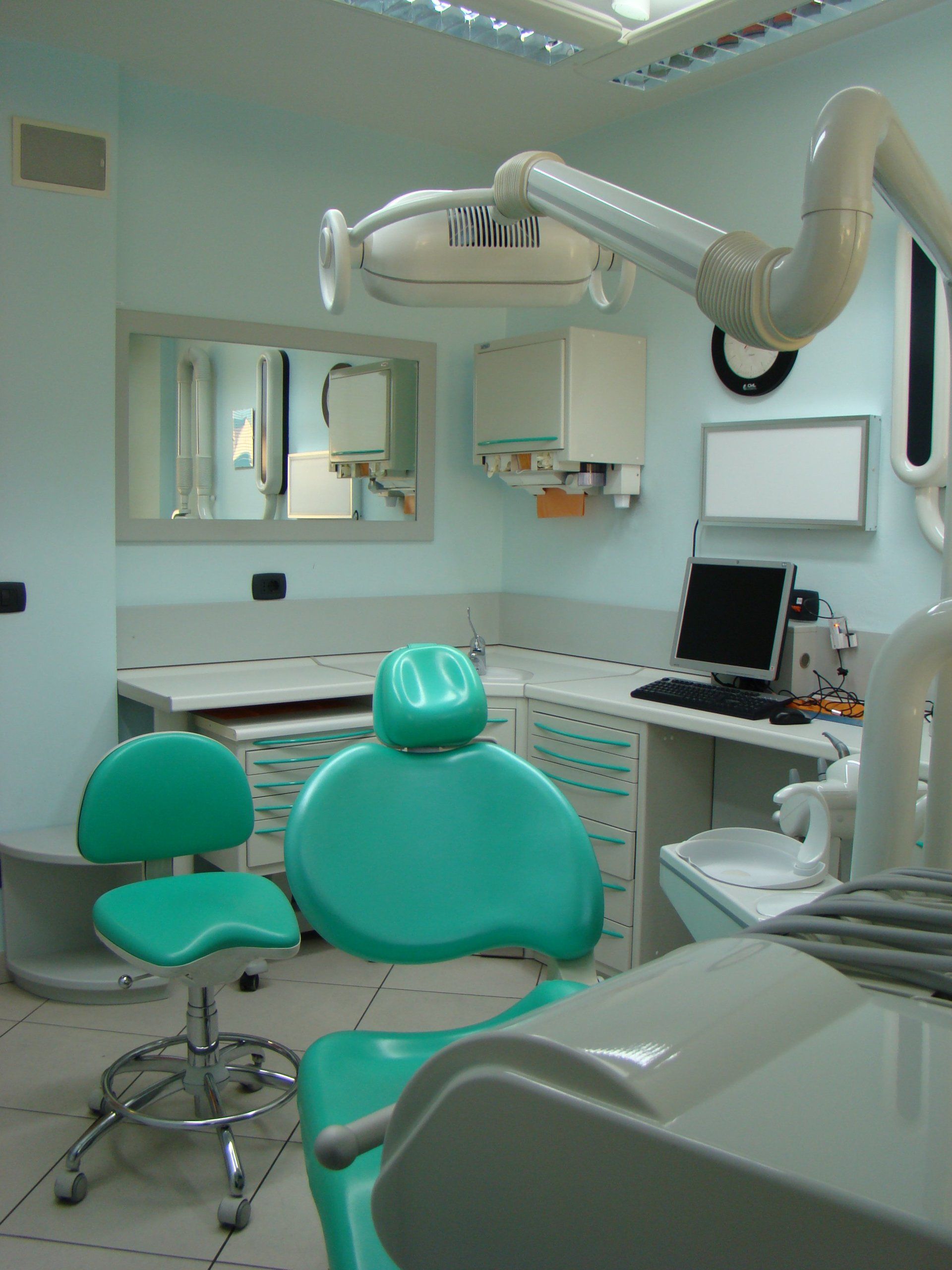 sala di controllo in studio dentistico