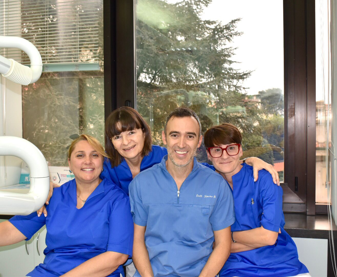 equipe di odontoiatria