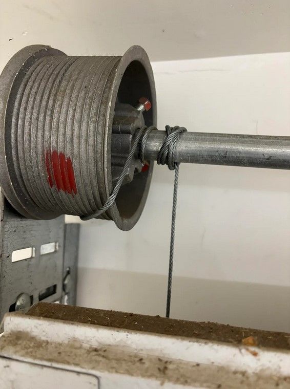 garage doors track and cable