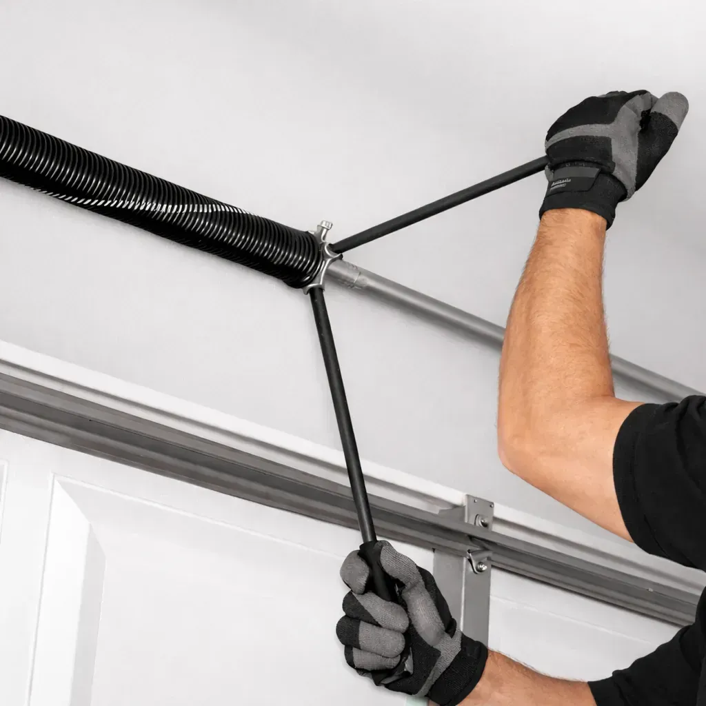Garage door torsion spring repair in Aurora CO