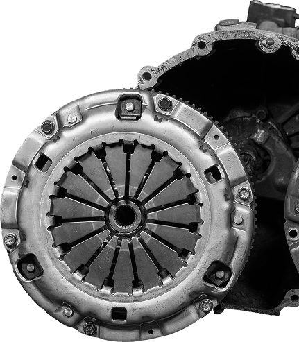Clutch assembly with pressure plate and transmission. | Aus Tex Transmission