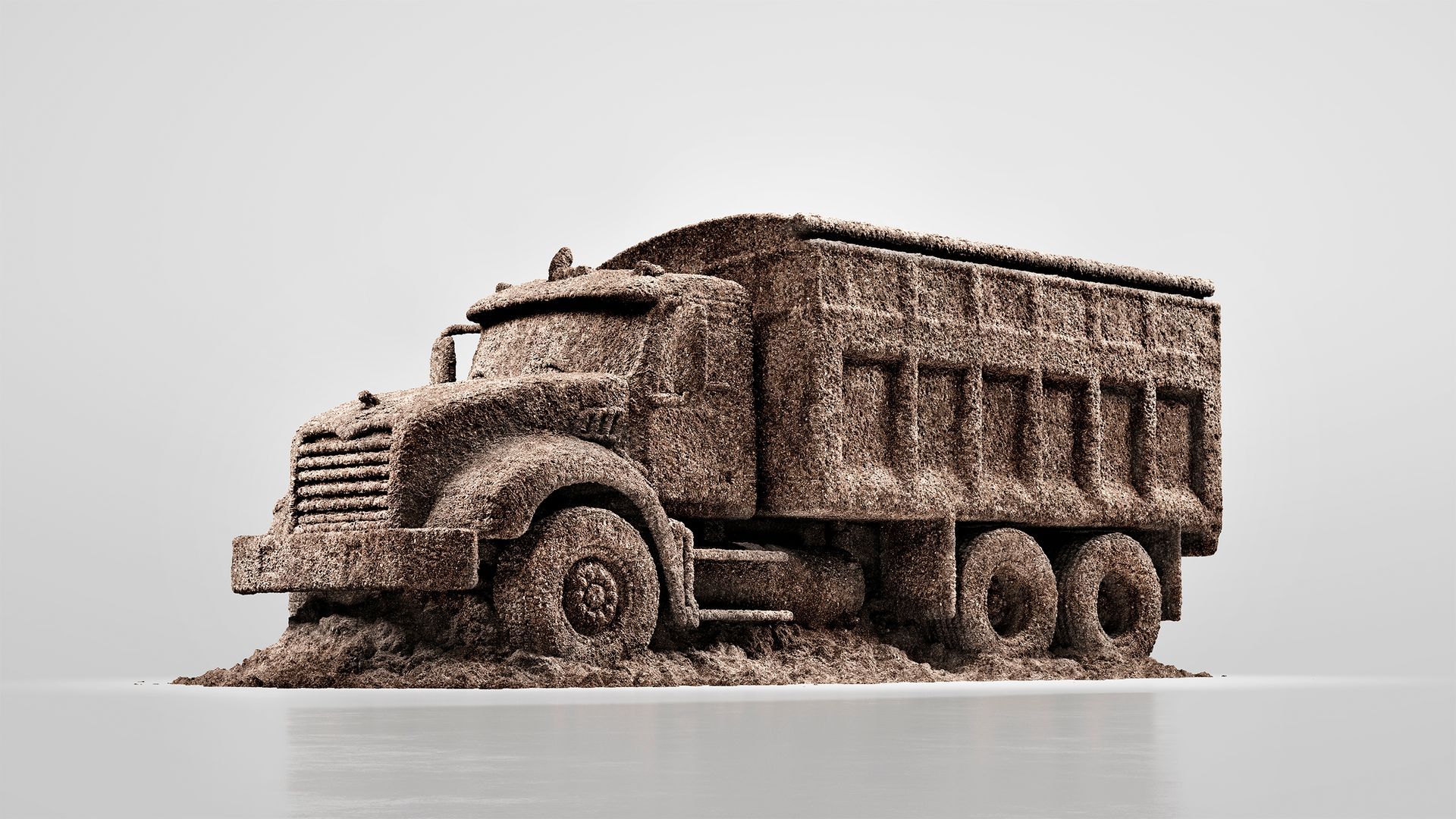 A truck rendered in KeyShot