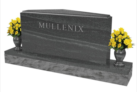 A gravestone with the name mullenix on it
