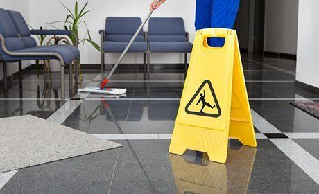 office floor cleaning