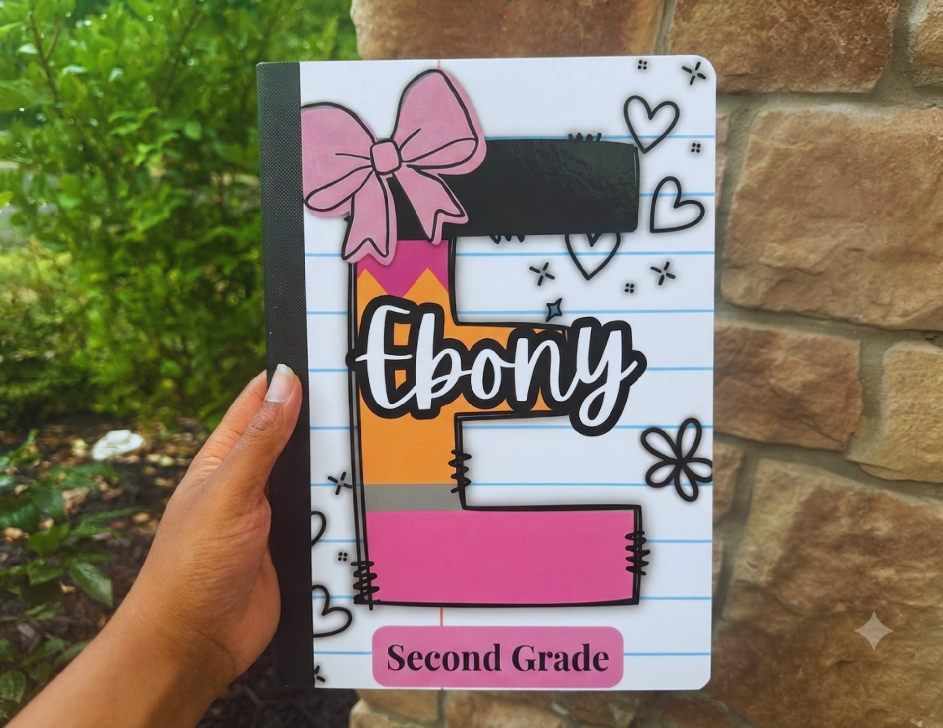 Custom Letter Design | Composition Notebooks