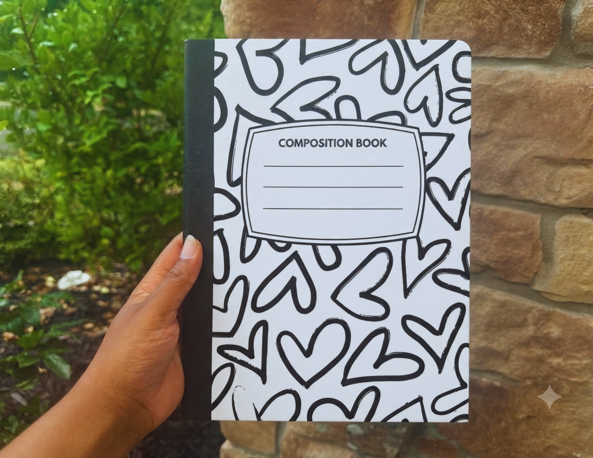 Heart Design | Composition Notebooks