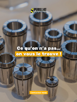 Collection de pinces métalliques avec le texte : « Ce que nous n'avons pas... nous le trouvons pour vous ! » et les coordonnées.