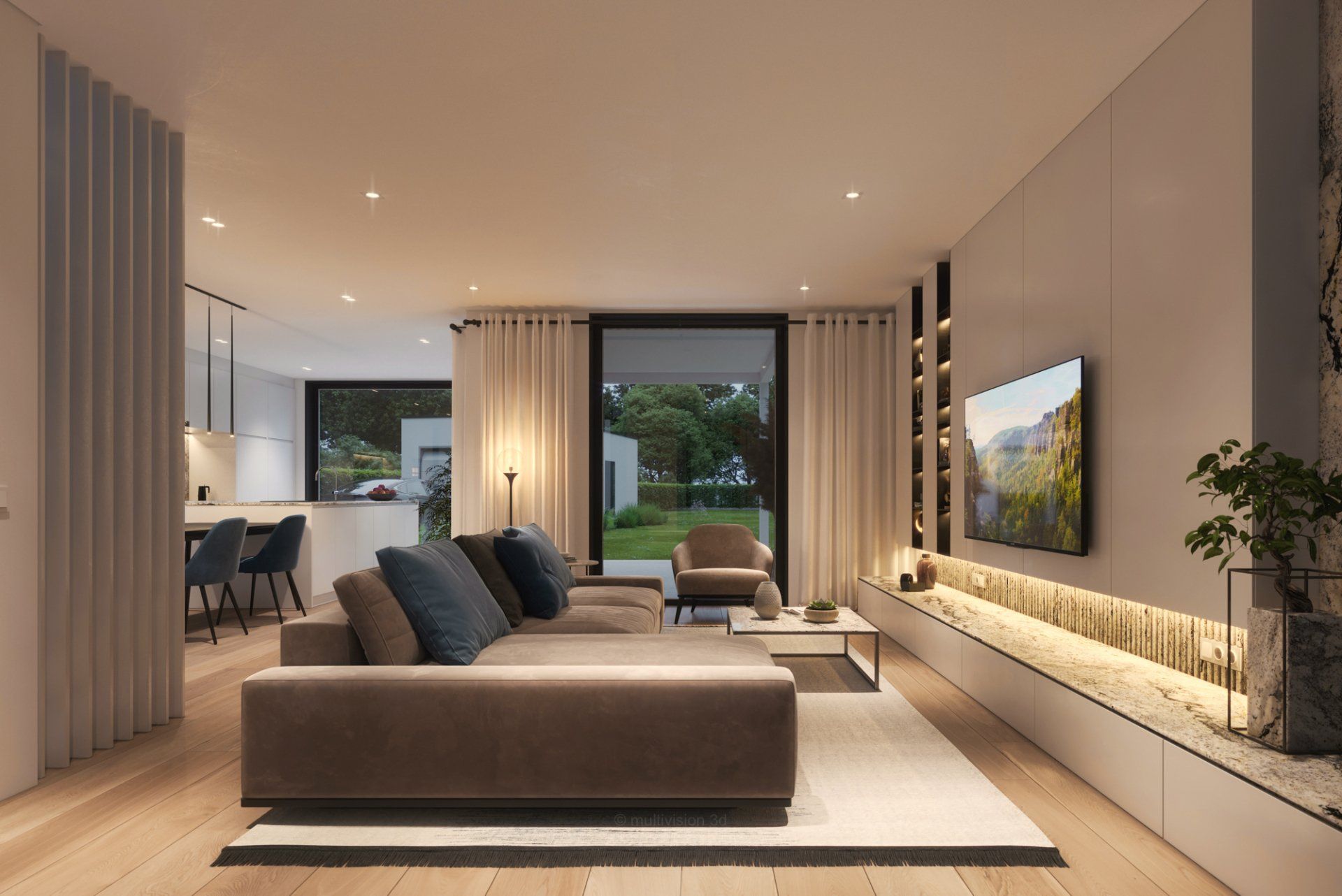 romantiche woonkamer