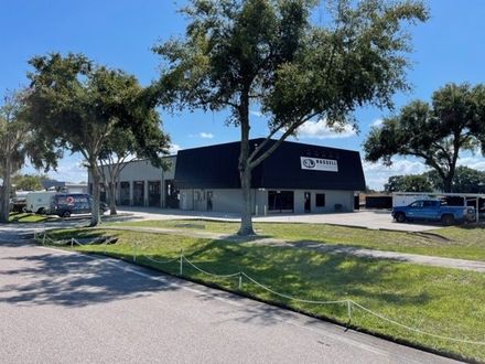 Russel Auto Barn Lights on Building — Auto Repair in Apopka, FL