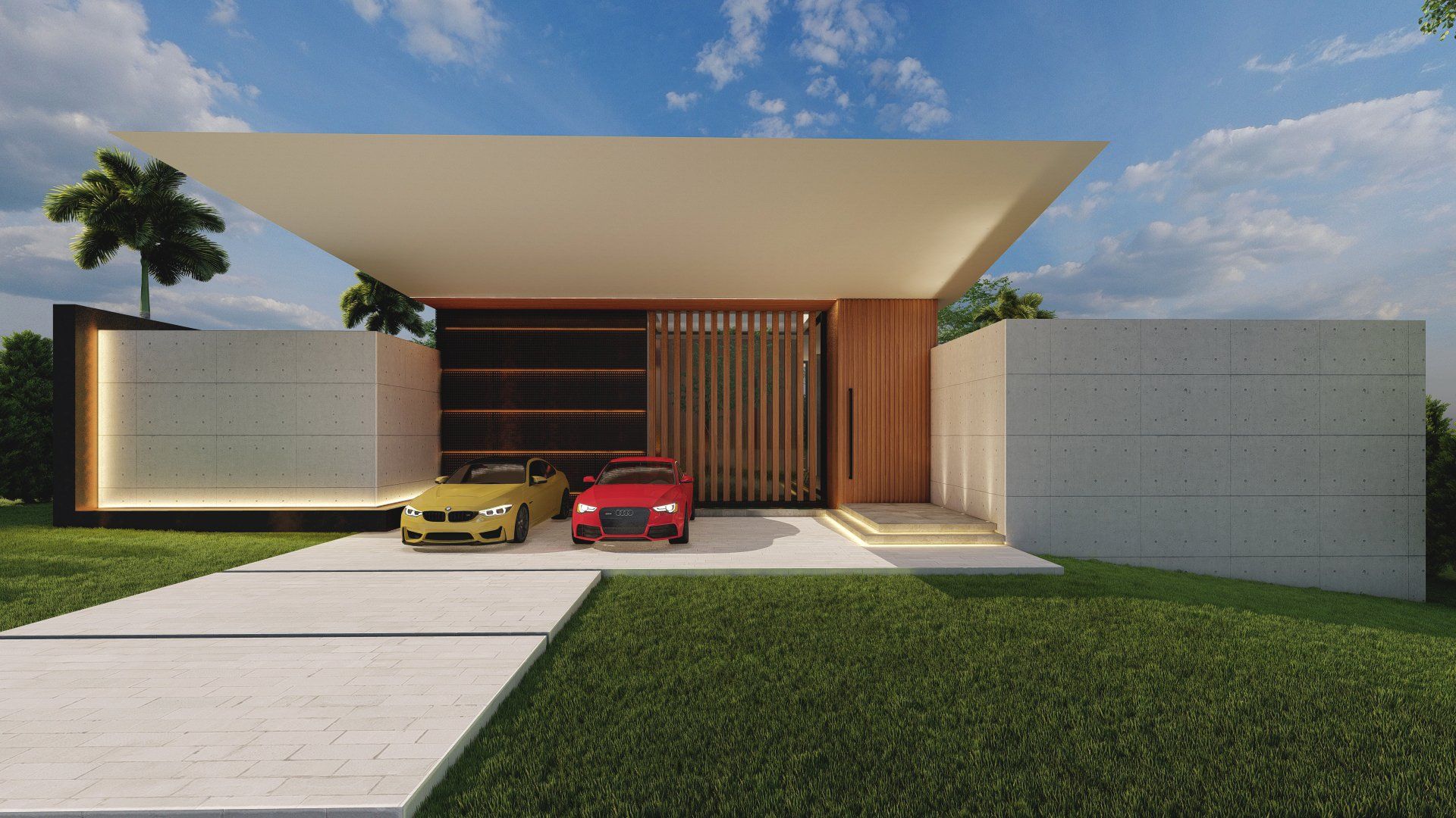 Render de proyecto Iconika Arquitectura, Diseño e Innovación