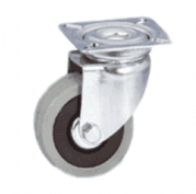 RUOTE IN GOMMA GRIGIA