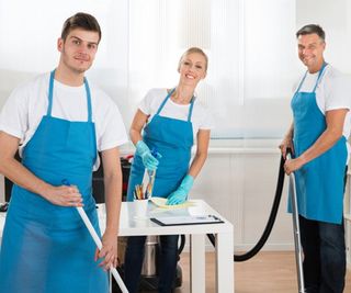 Janitors Cleaning Office — Commercial Cleaning in  Williamsport, PA