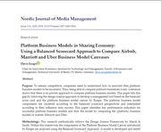 Forschung zum Platform Business Model Canvas