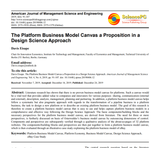 Forschung zum Platform Business Model Canvas