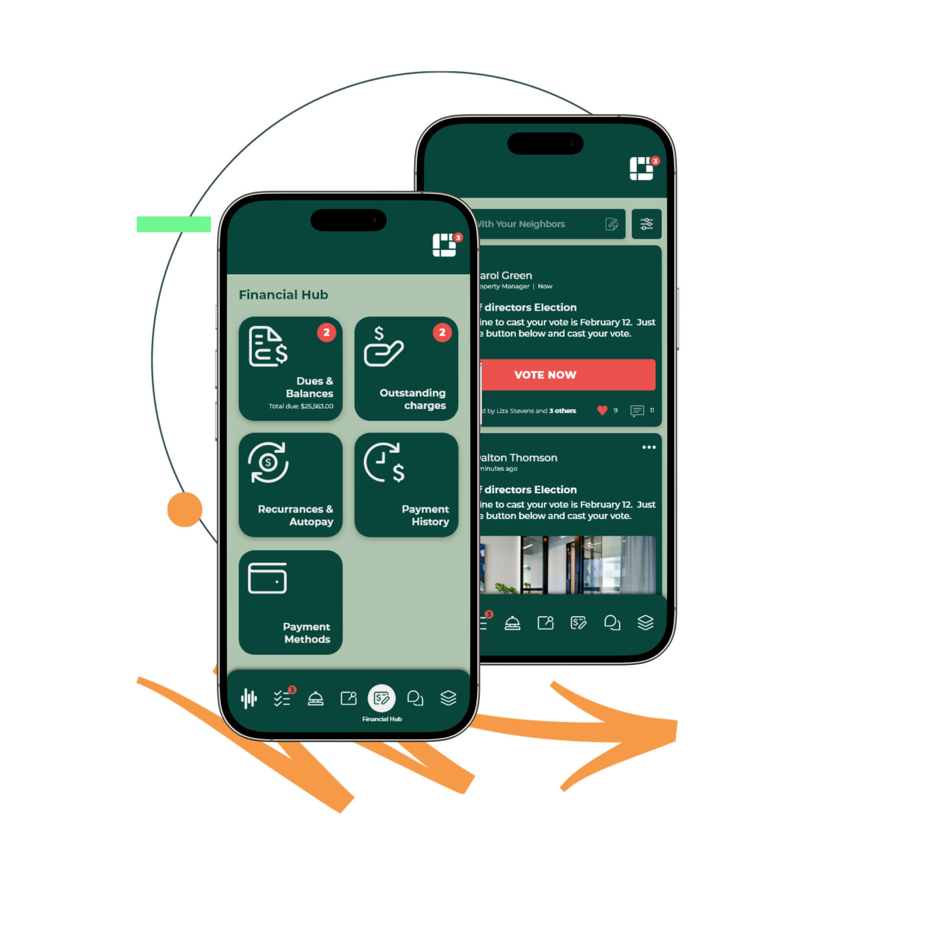 Man and woman looking at a laptop, in a home office.