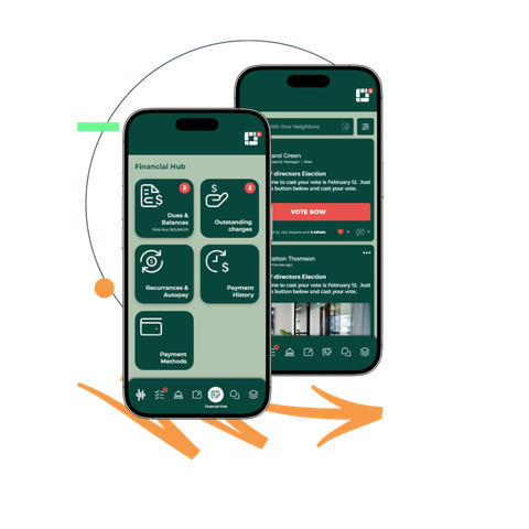 Man and woman looking at a laptop, in a home office.