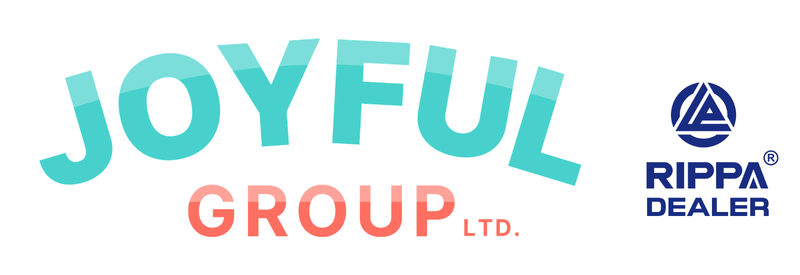 Logos of Joyful Group Ltd. and Rippa Dealer. 