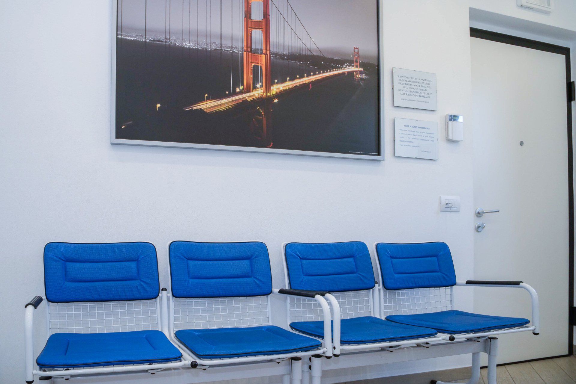 sala d'attesa dello studio dentistico