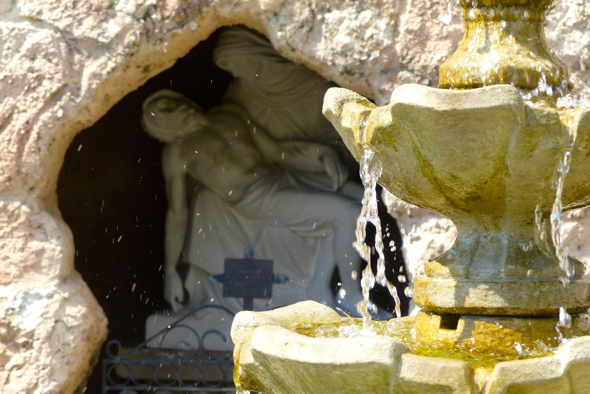 Padre Pio, Grotto, Vineland, NJ - Photo by Kelli Campbell