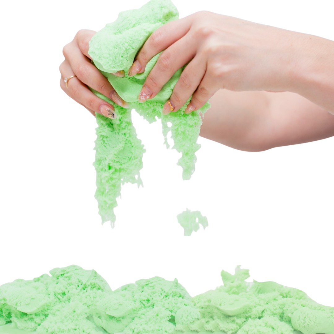 Kinetisch zand groen 500 gram