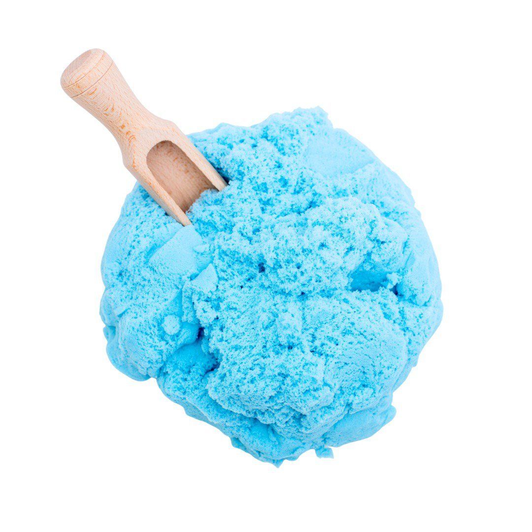 Kinetisch zand blauw 500  gram