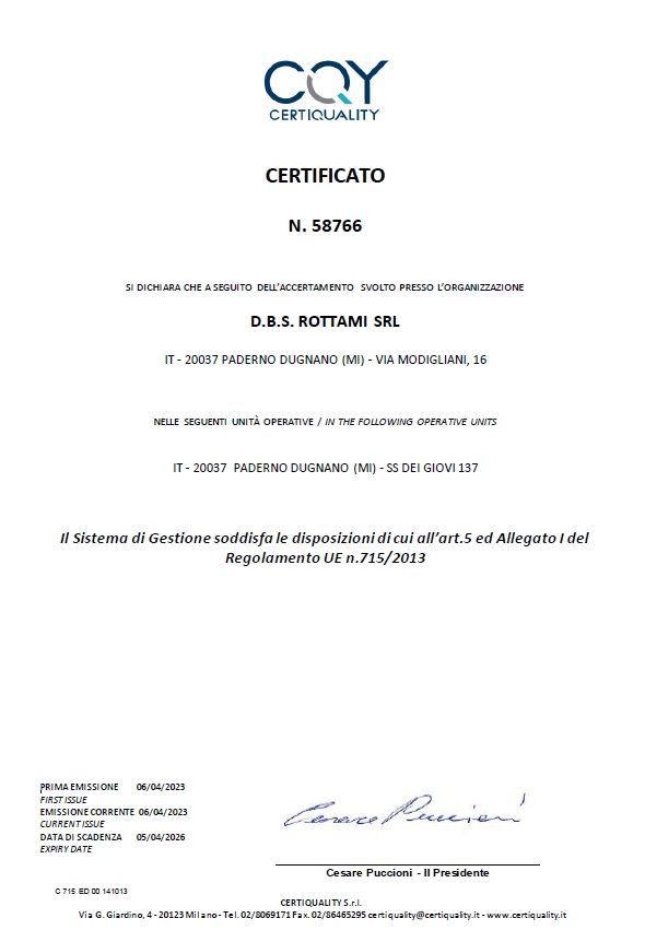 certificazione ue 715