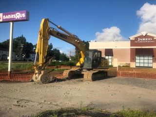 Excavator at Construction Site — North Hampton, NH — Lupoli Excavators