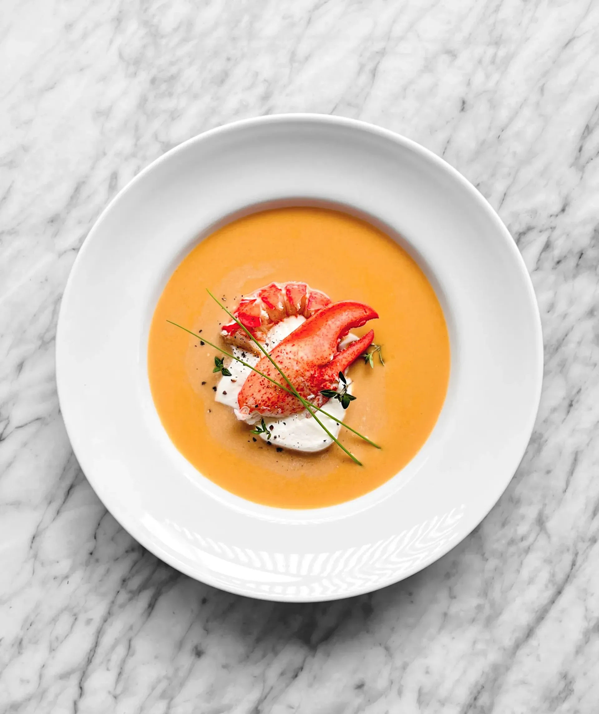 Bisque de homard à la crème double - 1 Litre