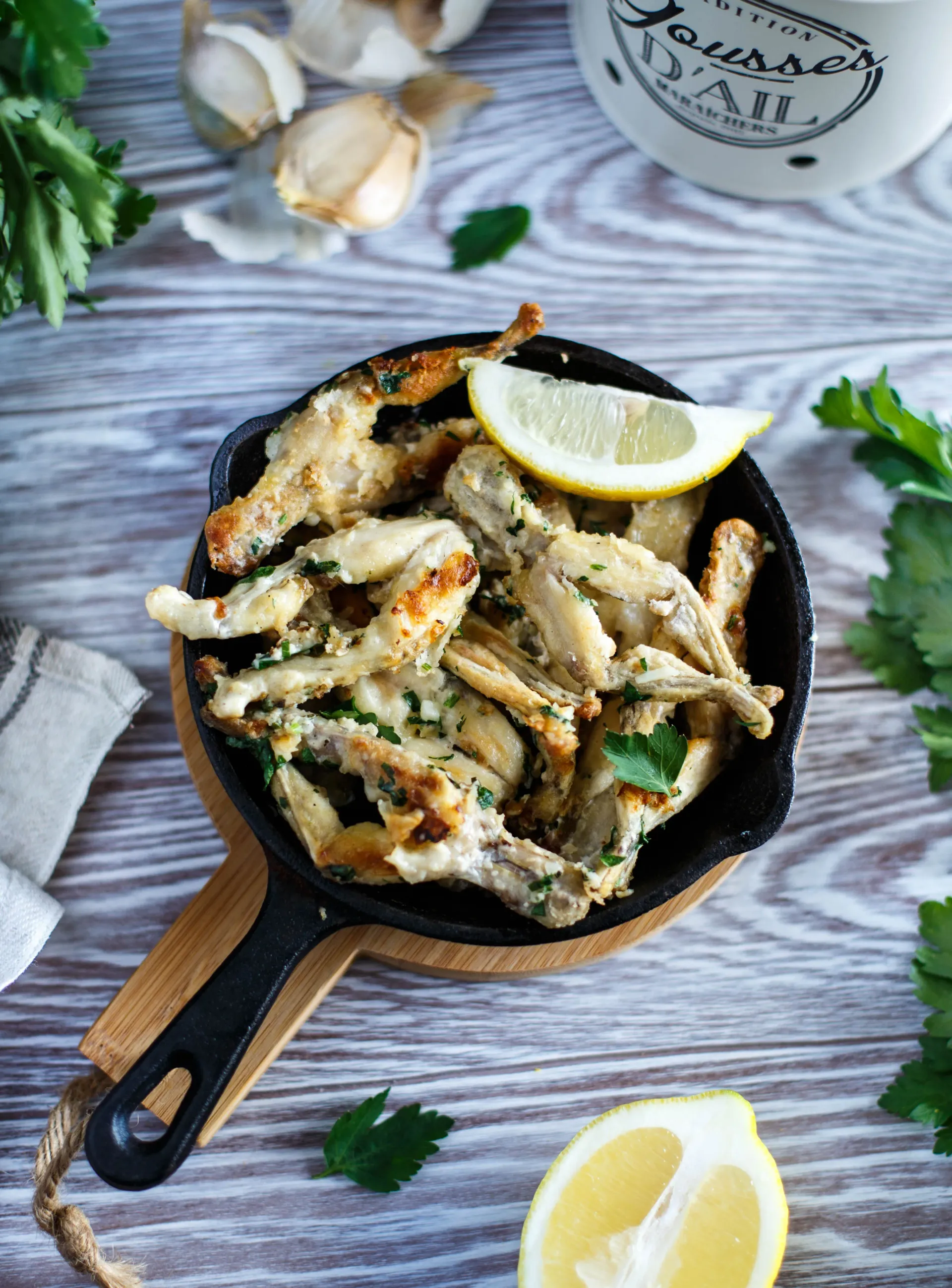 Cuisses de grenouilles à l'ail - 6 pièces