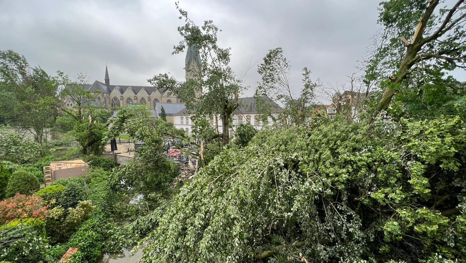 Schaden durch Sturm in Paderborn