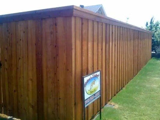 Tall Wooden Privacy Fence — New Braunfels, TX — Shelton’s Outback Fence Co