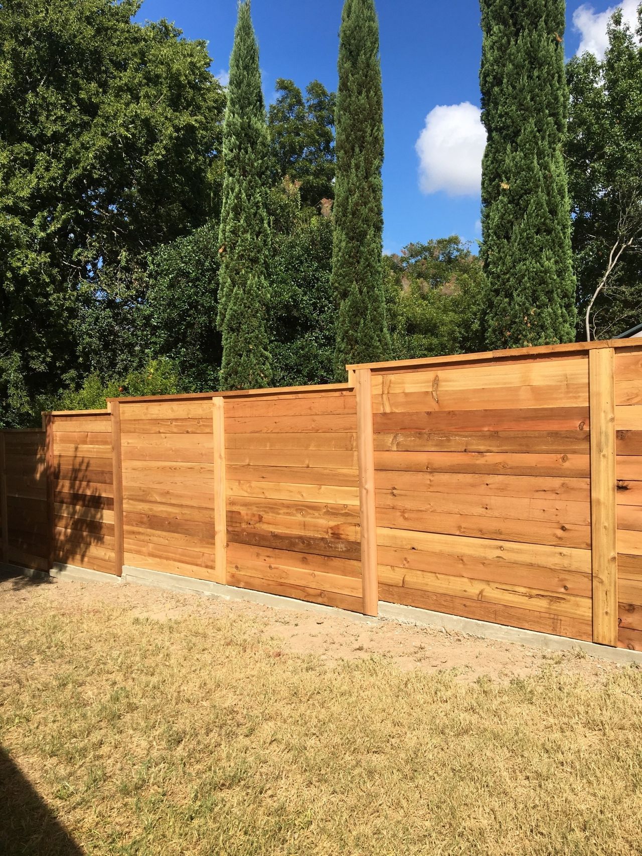 Wooden Backyard Fence — New Braunfels, TX — Shelton’s Outback Fence Co