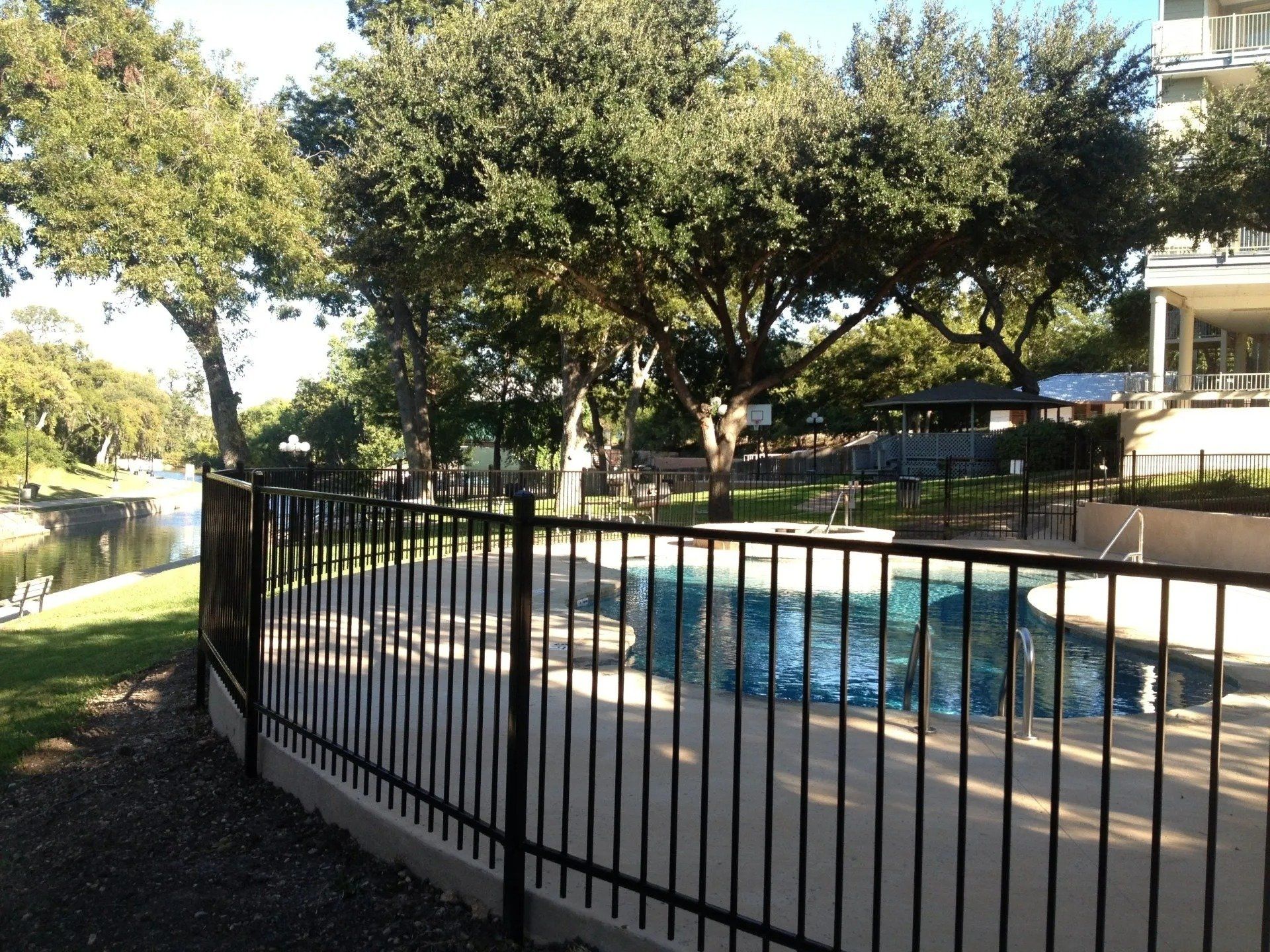 Wrought Iron Pool Fence — New Braunfels, TX — Shelton’s Outback Fence Co