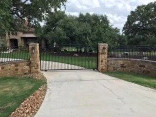 Wrought Iron Gate — New Braunfels, TX — Shelton’s Outback Fence Co