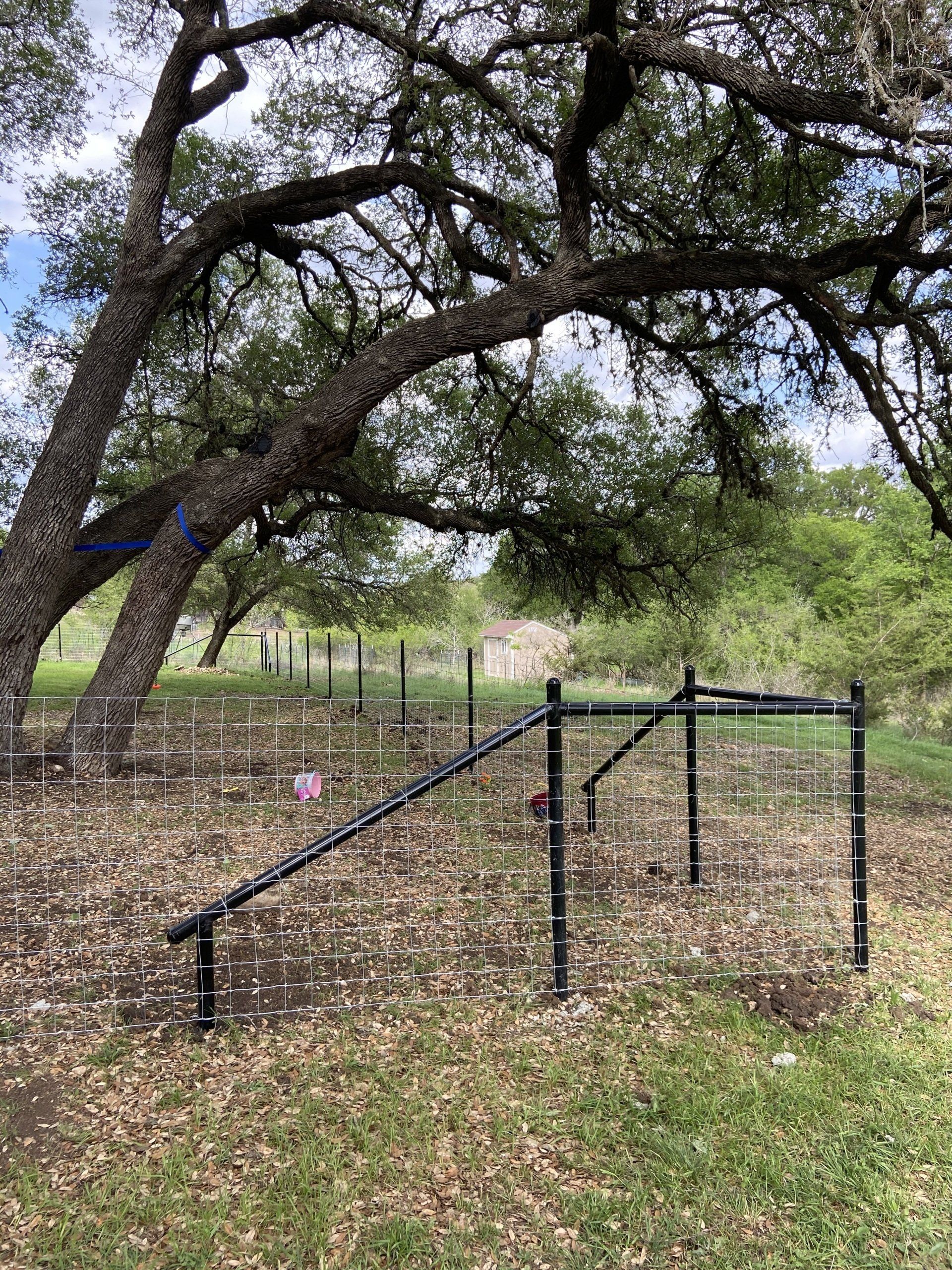 Pipe Fence with Wire Panel — New Braunfels, TX — Shelton’s Outback Fence Co